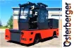 Multidirectional side fork lift truck with electric drive