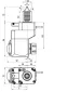 VDI 40, angular&offset tool holder, coupling DIN 1809, no internal cooling
