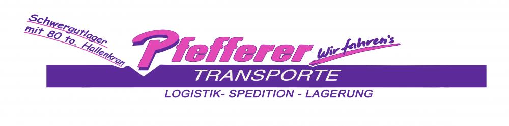 Logo: Pfefferer Jörg-Josef e.K. Transporte